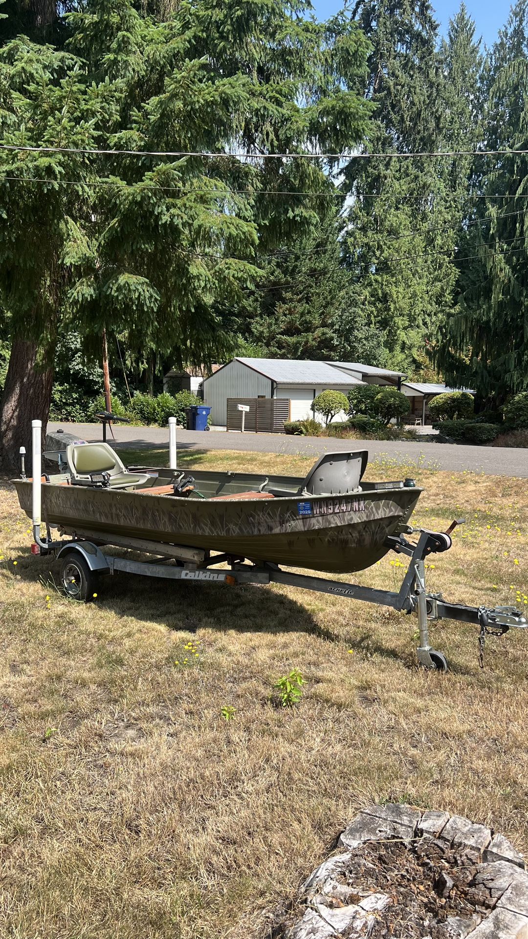 12 Foot Mirrorcraft Aluminum Boat