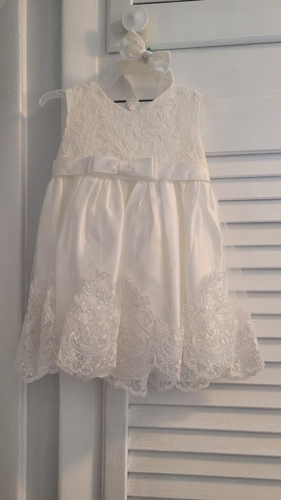 Baptism Dress 12-18 Months