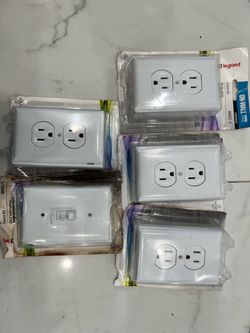 Electrical Outlets & Light Switch – Legrand On-Wall Kits New