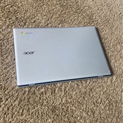  Used Silver Acer 11.6" Chromebook Laptop, 32GB
