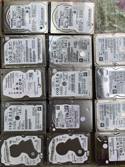 500 Gb SINGLES $30 HARD DRIVES BOTH FORMATTED FOR PC or MAC READY TO GO 2.5” SATA LAPTOP OR DESKTOP No deals, trades, offers, checks, phone order