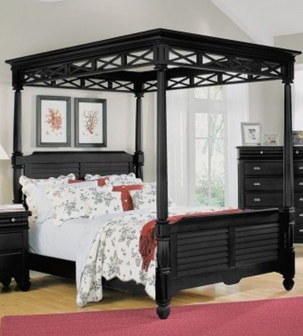 Black King Canopy Bed For In Saint Petersburg Fl Offerup Black King Canopy Bed