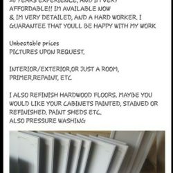 New Spring painting rates