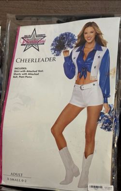 Dallas Cowboys Cheerleader Costume Adult XS or Medium