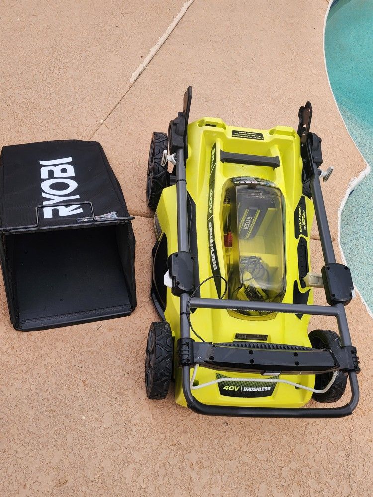 Ryobi 20 in. 40V Brushless Lawn Mower
