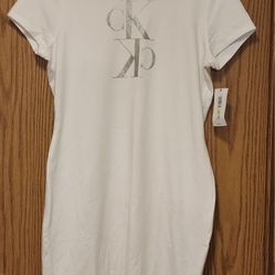 Calvin Klein Women's Logo T-Shirt Dress