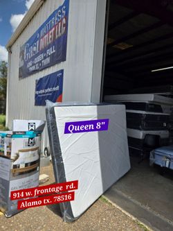 Queen size 8" en Gasi mattres outlet///(contact info removed)