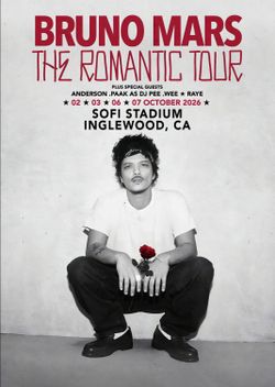 1 ticket for bruno mars inglewood 10/02/26