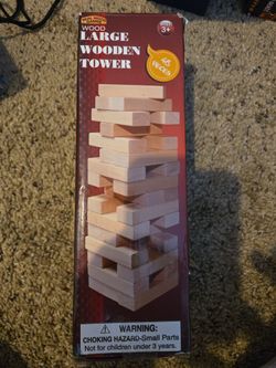 Large wooden tower 48 pieces