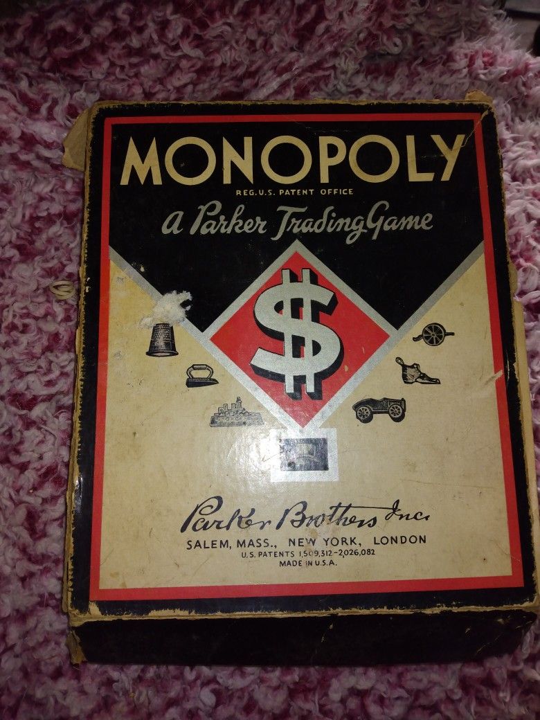 ©1936 Monopoly Black Box Complete