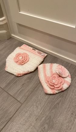 Crocheted Diaper Cover and Hat