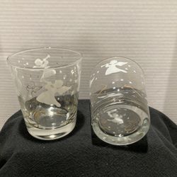 Anchor  Hocking Glasses With Angels