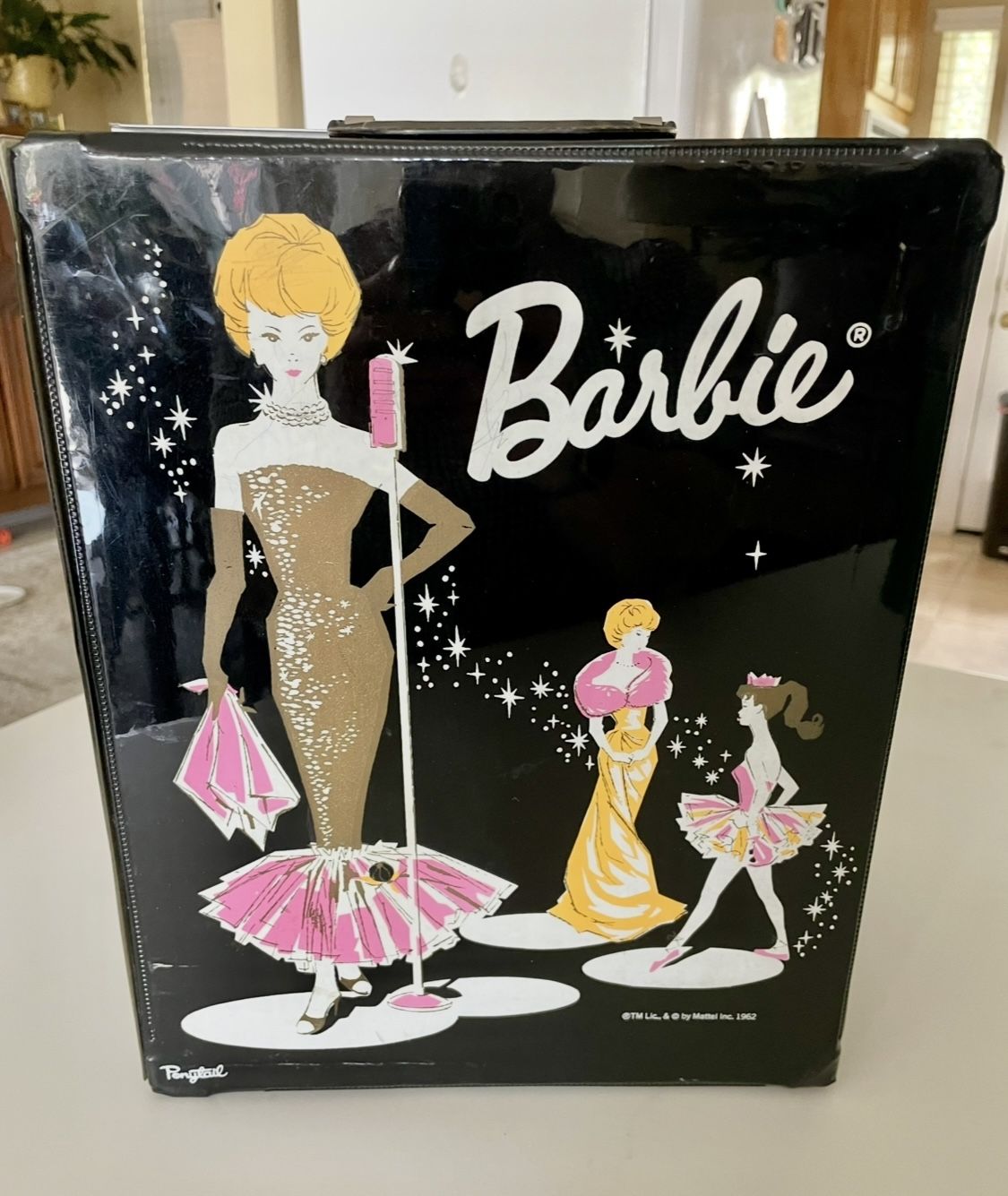 Vintage Barbies And Case With Clothes