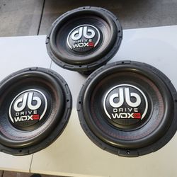 3 db Drive 12" WDXG2 2500 Watt.  $450 obo.