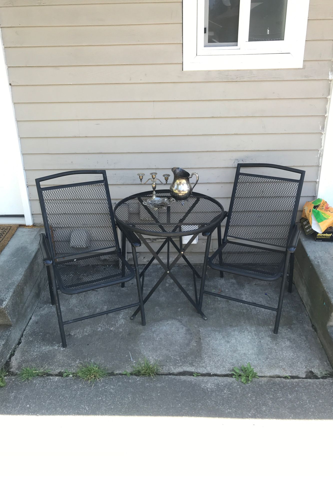 Table and chairs