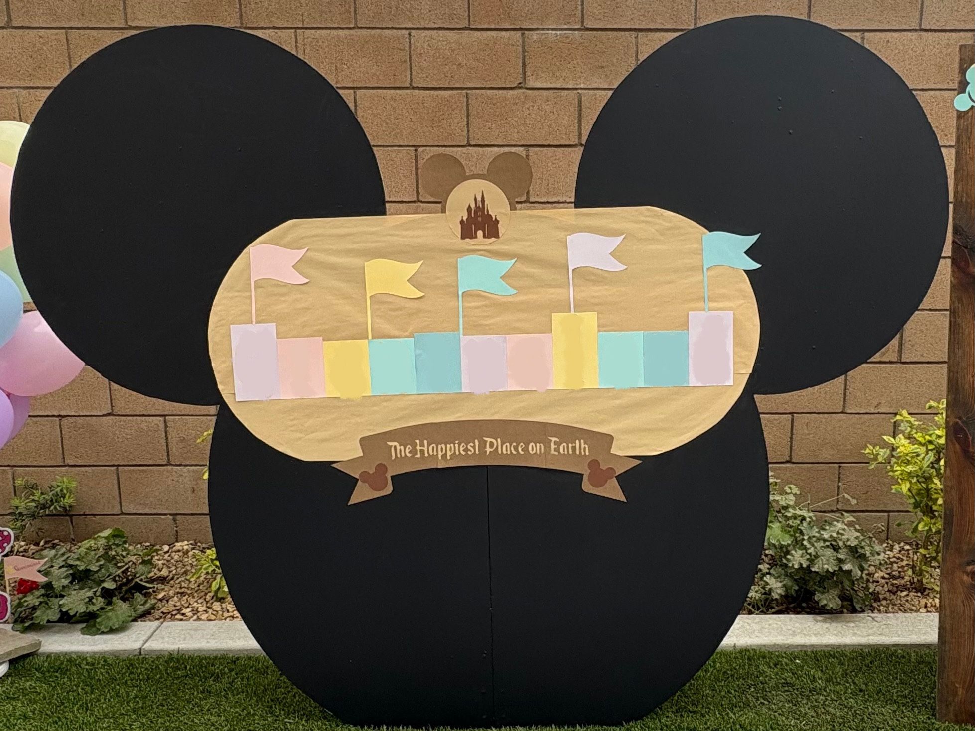 Mickey Ears Backdrop