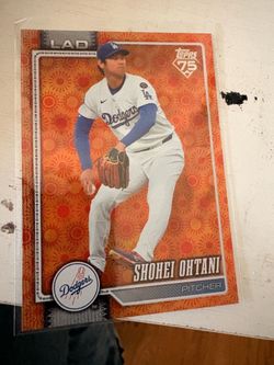 2026 Topps Series 2 Baseball #500 Shohei Ohtani Dodgers Orange Foil “SUN”