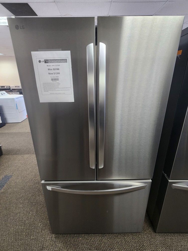 27 cu. ft. Smart Counter Depth MAX French Door
Refrigerator with Internal Water Dispenser
