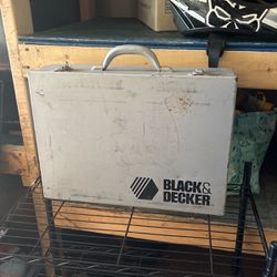 Black N Decker Tool Box Metal 