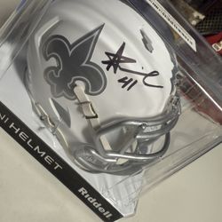 Alvin Kamara Saints Mini Helmet