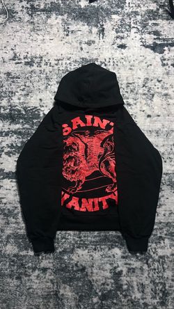 Saint Vanity Black Graphic Hoodie