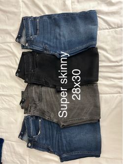 Hollister super skinny jeans for men 28x30