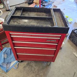 Craftsman Rolling Tool Cart – 5 Drawer – $120 OBO