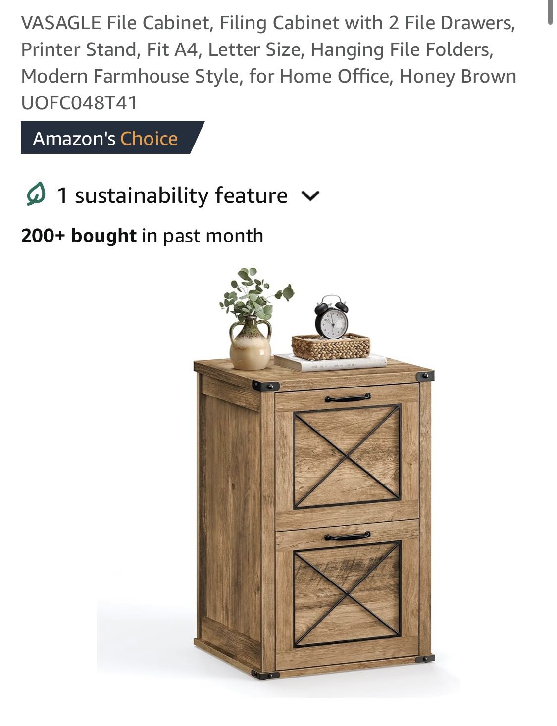 2 Drawer Filing Cabinet
