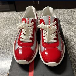 Prada Red Cup Size 10 - 10.5