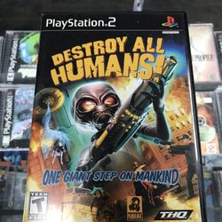 Destroy All Humans Ps2 $20 Gamehogs 11am-7pm