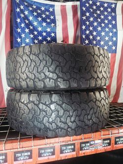 ⭐️ LT265/65R17 BF GOODRICH K02 ALL TERRAIN BAJA CHAMPION OFF-ROAD 265 65 17 USED TIRES