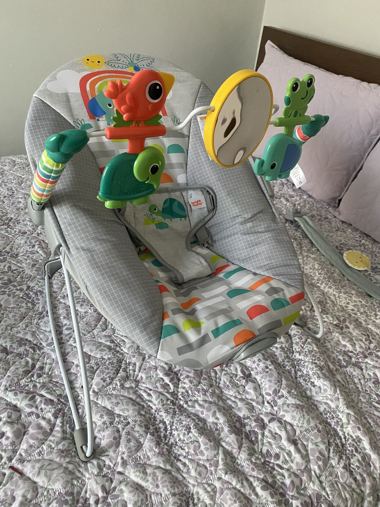 Bright Starts Playful Paradise Comfy Baby Bouncer Seat