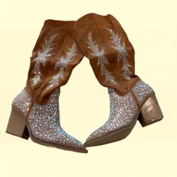 Rhinestone women’s Cowboy Boots 