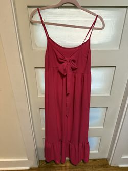 Pink Straps Dress