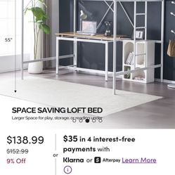 New Full Size Bunk Bed Loaf 