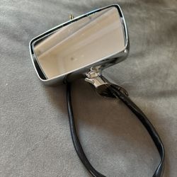 New 1965 Left Driver Side Rear View Mirror In Box