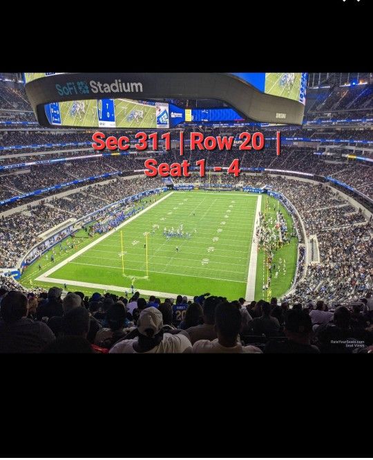 Rams V Chargers Tickets - Season Ticket Holder for Sale in Torrance, CA -  OfferUp