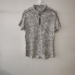 Tail Activewear Women's Short Sleeve Golf Polo Top Size Large
