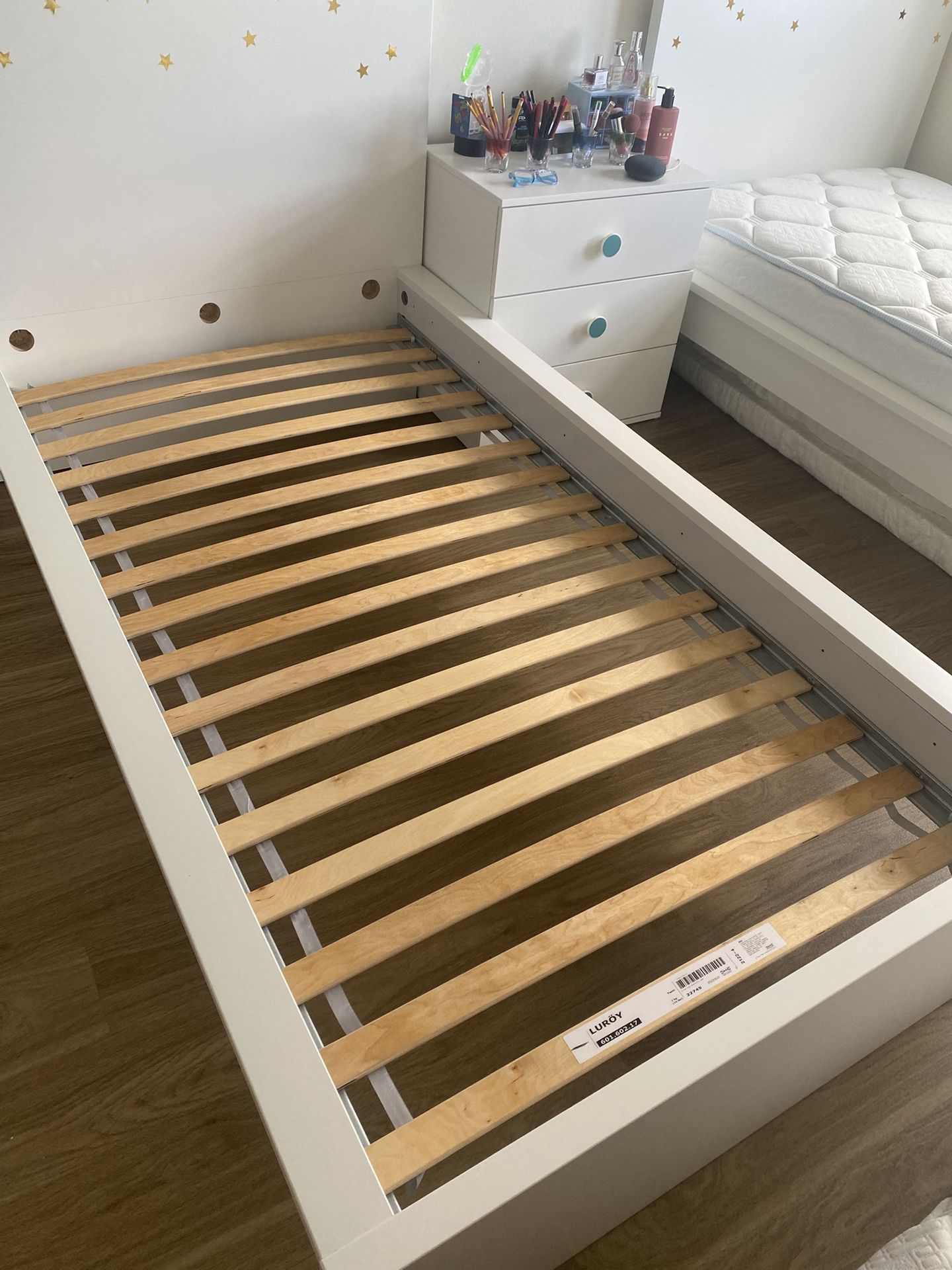 IKEA Twin Size Bed Frame Mattress Is Not Included 