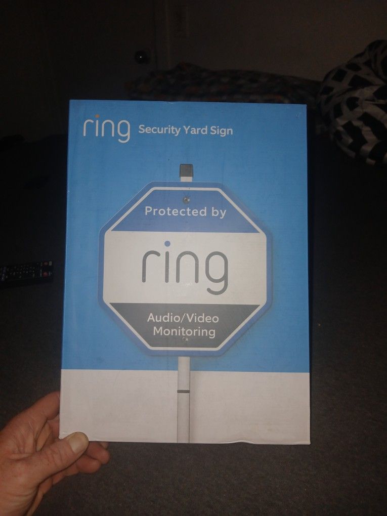 Ring Security Yard Sign