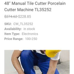 Tile Cutter 