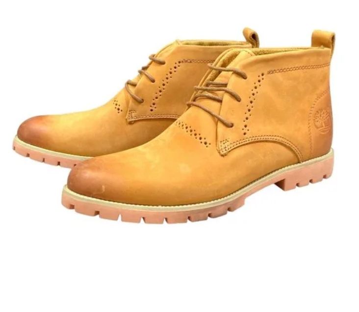 Timberland Oxford Chukka Boot Wheat Size 40 NWOB As-Is