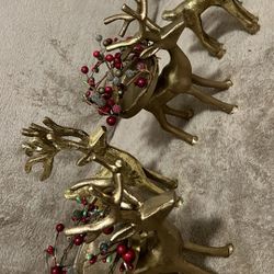Deer Decorations Candle Holders 