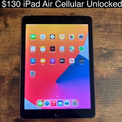 Apple iPad Air 2 16gb Tablet WiFi And Cellular Unlocked
