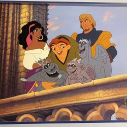 Hunchback of Notre Dame Lithograph
