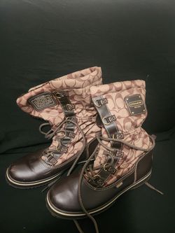 Coach Shaine Winter Boots Size 8