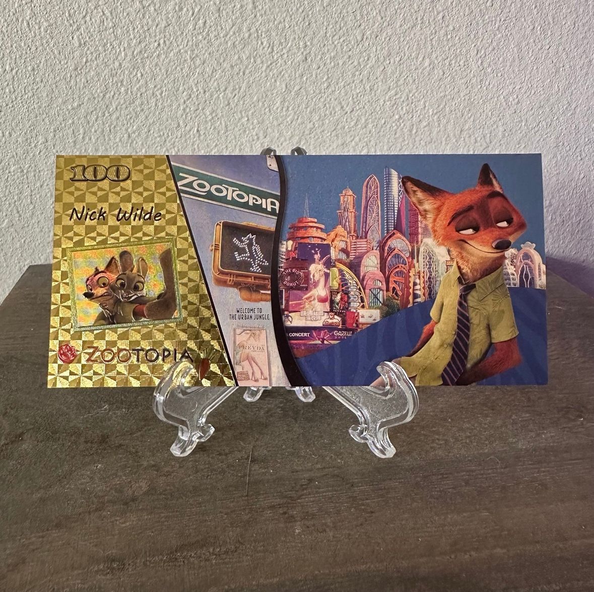 24k Gold Foil Plated Nick Wilde Zootopia Banknote Disney Collectible
