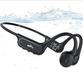 Swimming Headphones Underwater,Bone Conduction Headphones IP68 Waterproof
