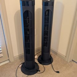 2 Tower Fans 