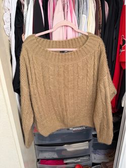 Off the shoulder sweater